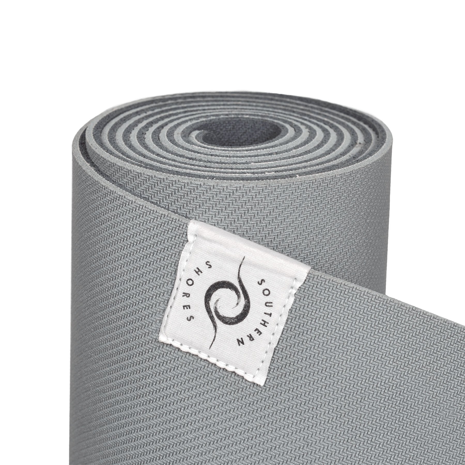 Graue Yogamatte aus Naturkautschuk | Schiefer Grau