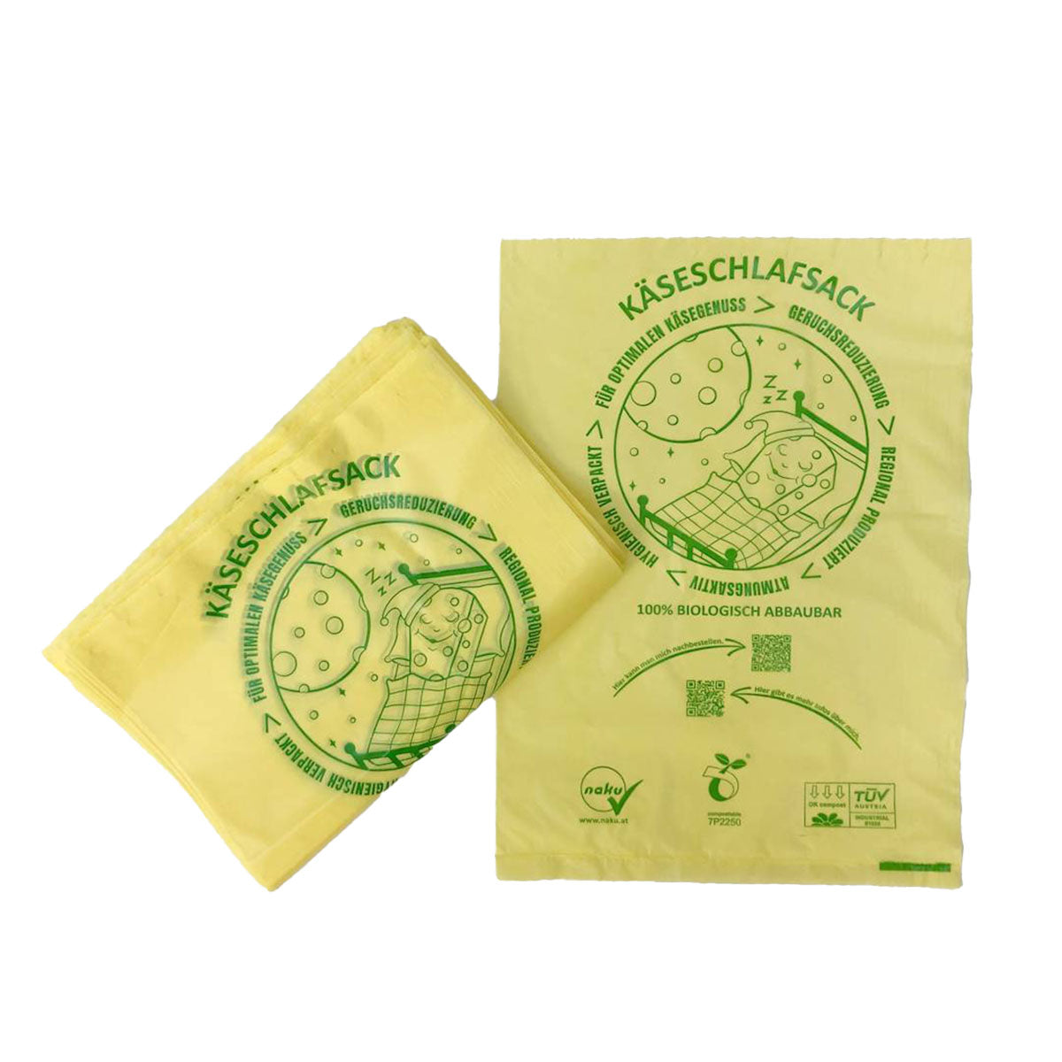 eine nachhaltige lösung zur aufbewahrung von käse in einer tüte aus biokunststoff für eine plastikfreie küche 100er packung