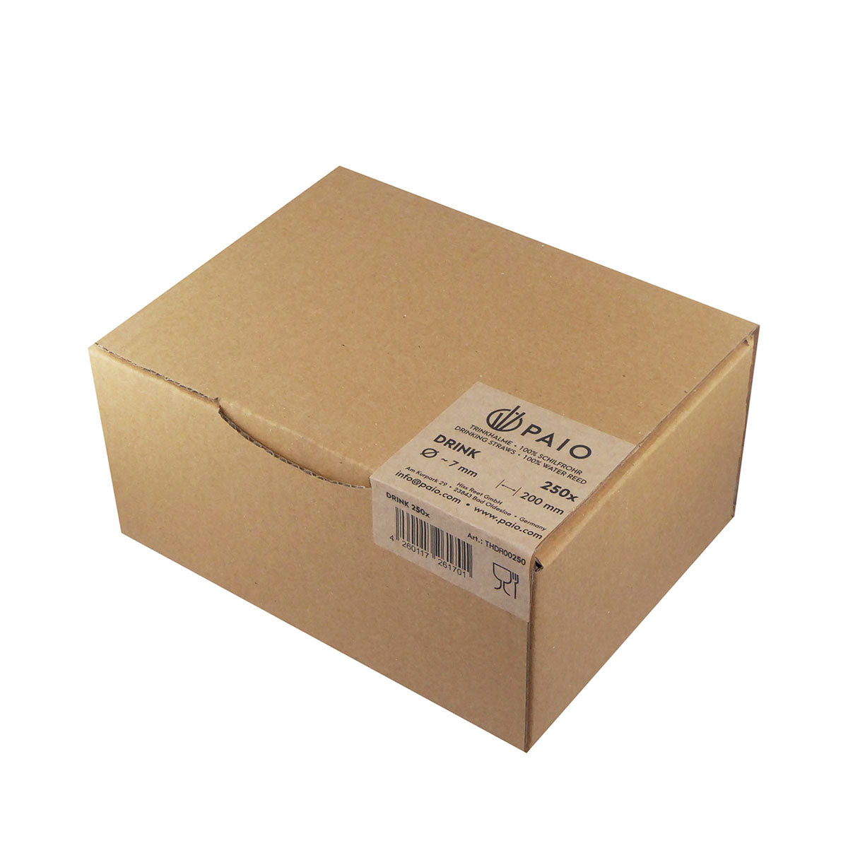 Trinkhalm aus Schilf, Drink 20 cm