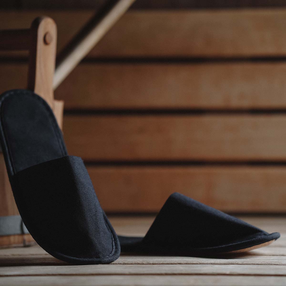 Nachhaltiger Hotelslipper aus Leinen und Kork - Slipper KORK